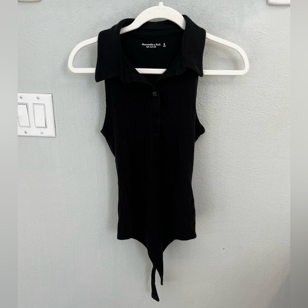 Abercrombie Button Down Collared Bodysuit - Picture 2 of 7